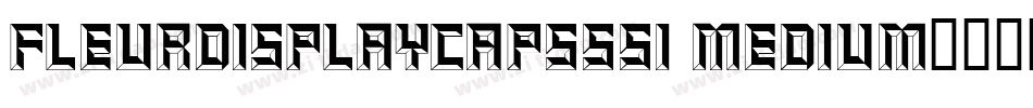 FleurDisplayCapsSSi Medium字体转换